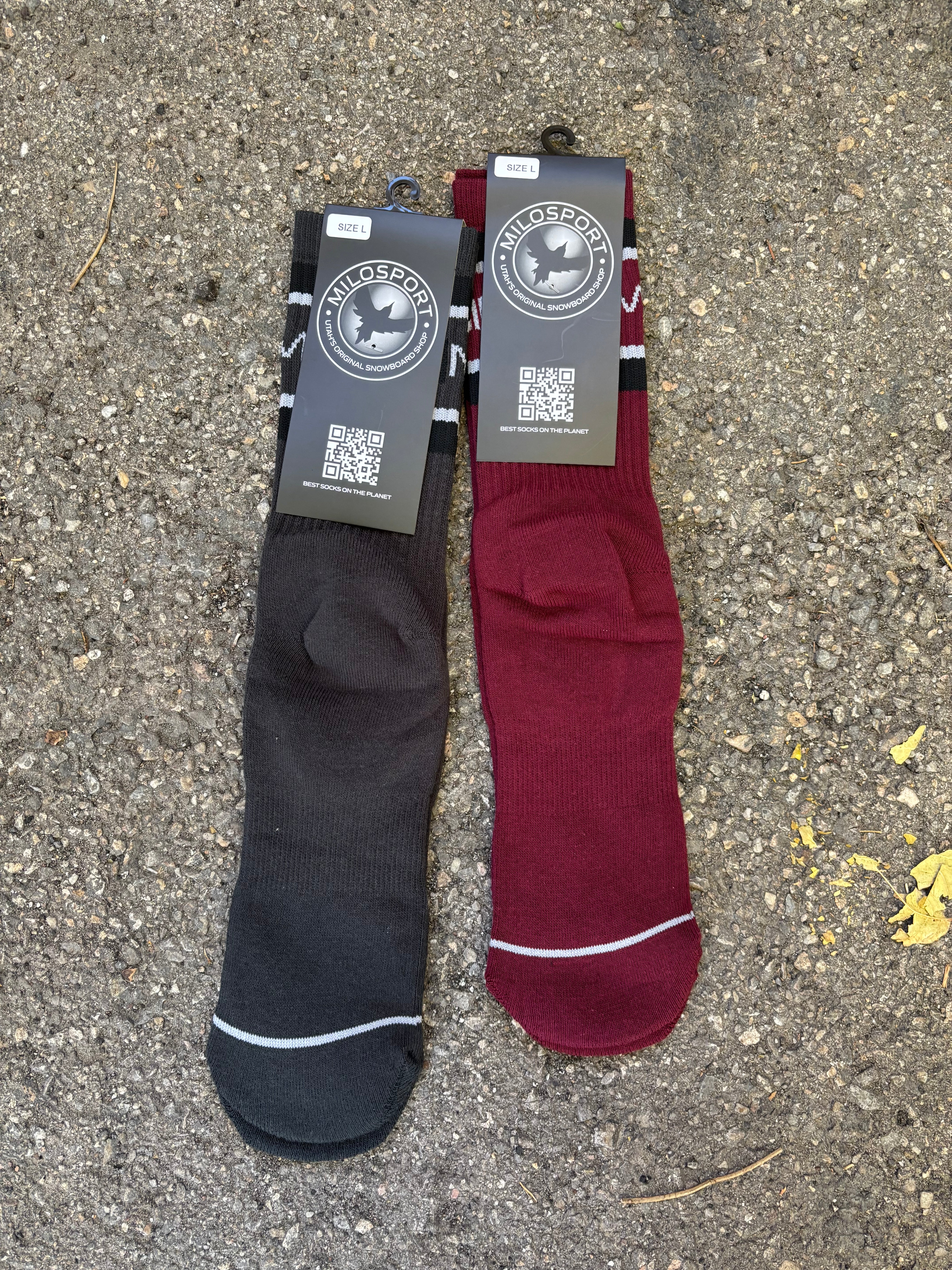 Milosport Flag Logo Authentic Socks