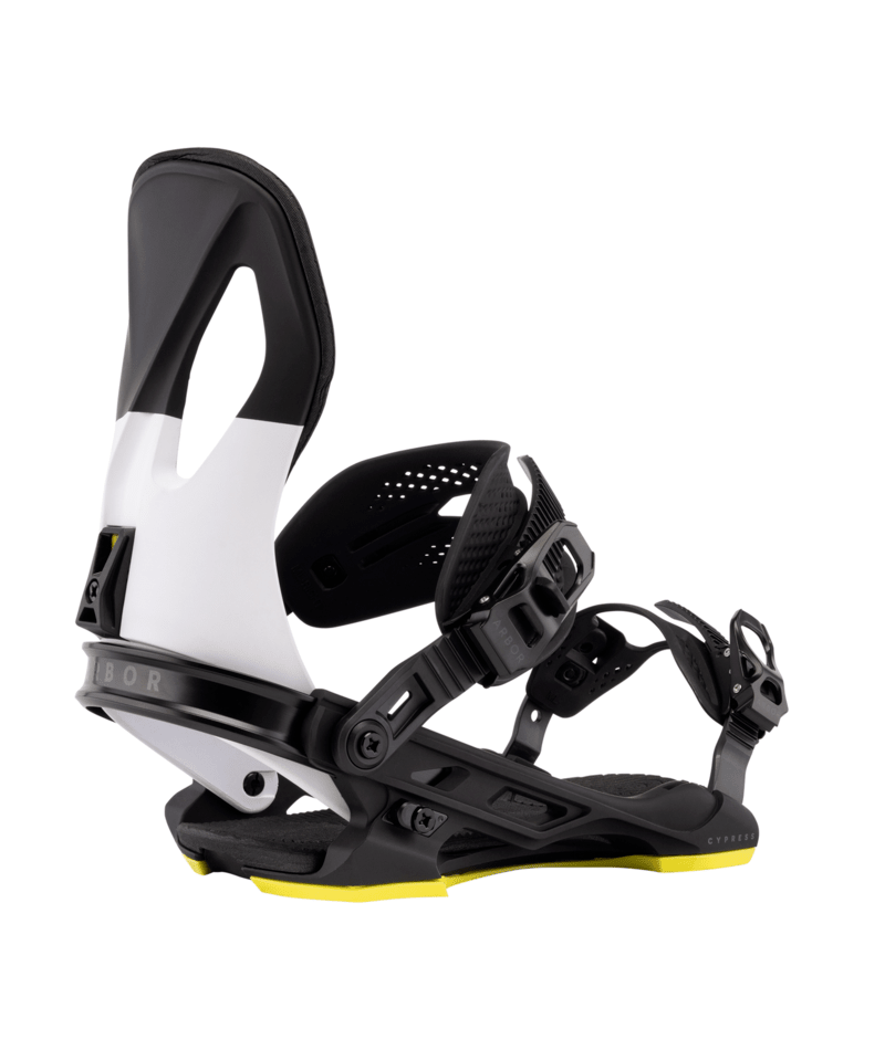 Arbor Cypress Black and White Snowboard Binding 2026 - M I L O S P O R T