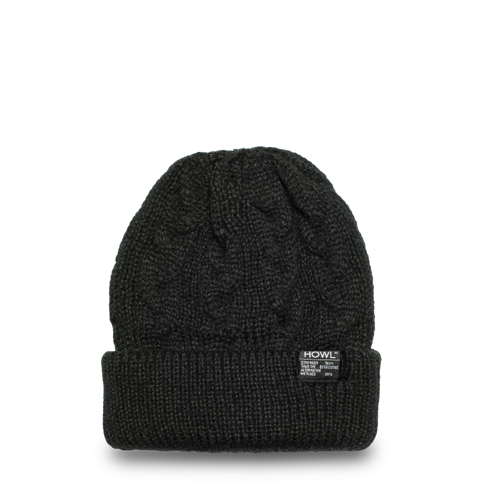 Howl Cableguy Beanie in Black 2024 - M I L O S P O R T