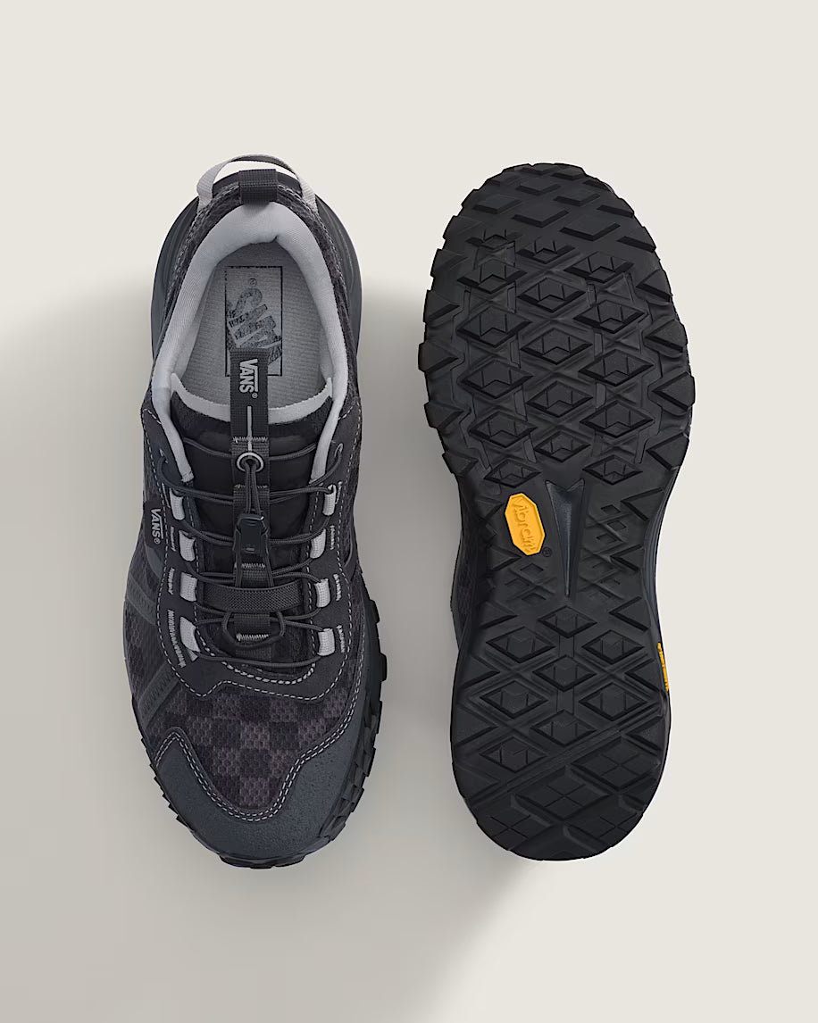Vans Crosspath XC Shoe in Checkerboard Charcoal Grey