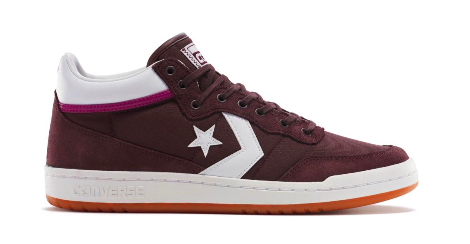 Converse Fast Break Pro Shoe in Rugged Brown White and Mesa Rose - M I L O S P O R T