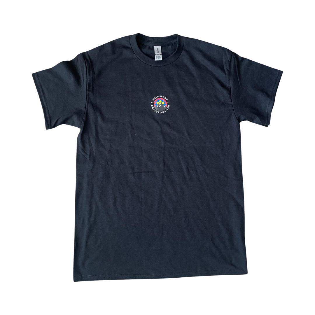 Milosport x Brighton Circle Tee Shirt in Black - M I L O S P O R T