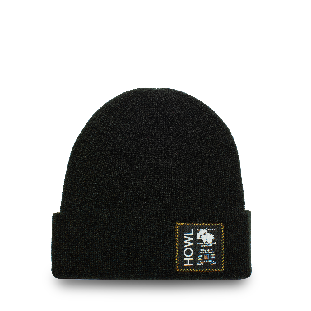 Howl Dominion Beanie in Black 2024 - M I L O S P O R T