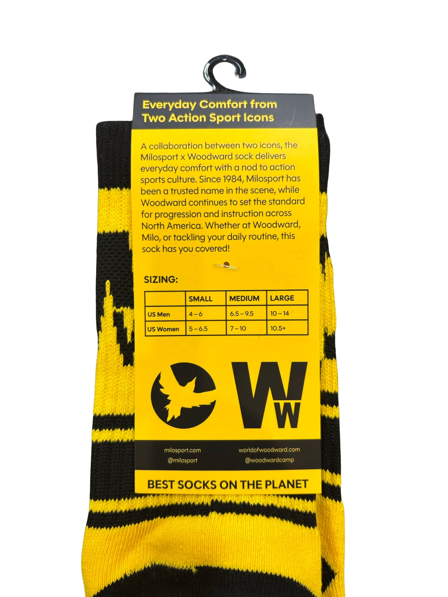 Milosport x Woodward Authentic Crew Sock