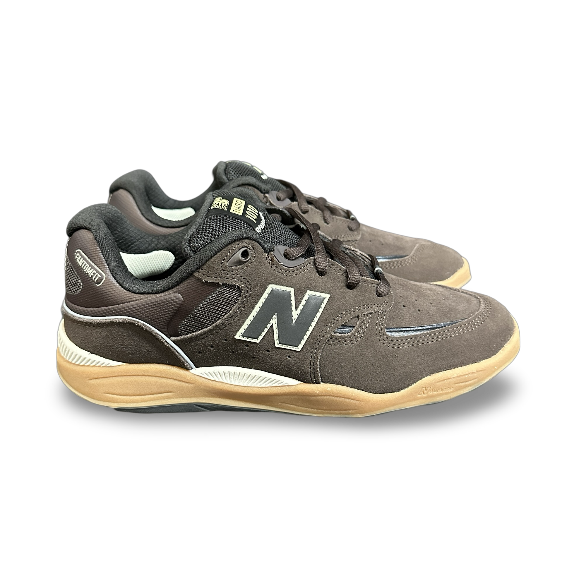 New Balance Numeric 1010 Tiago Skate Shoe in Brown and Gum