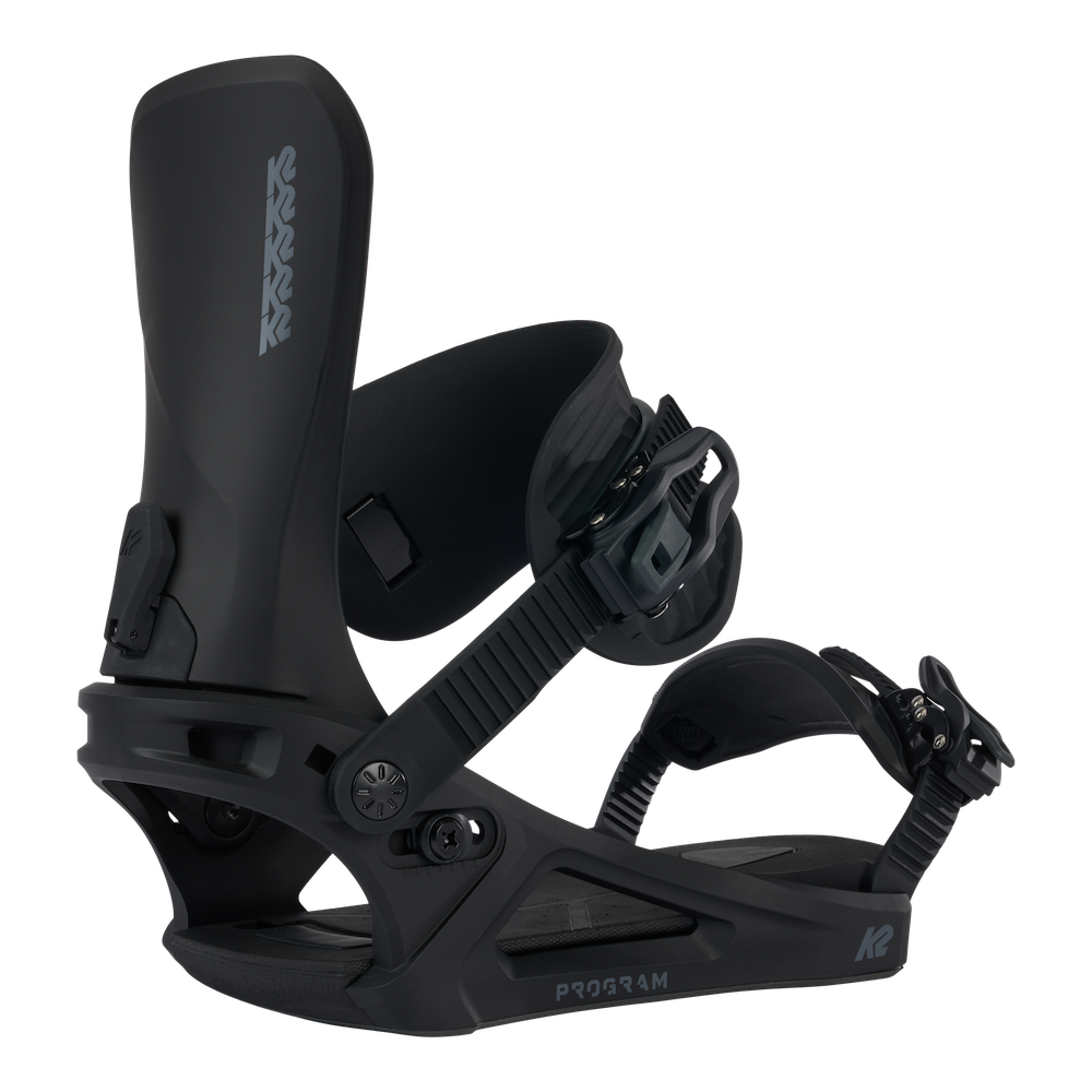 K2 Program Snowboard Bindings in Black 2024 - M I L O S P O R T