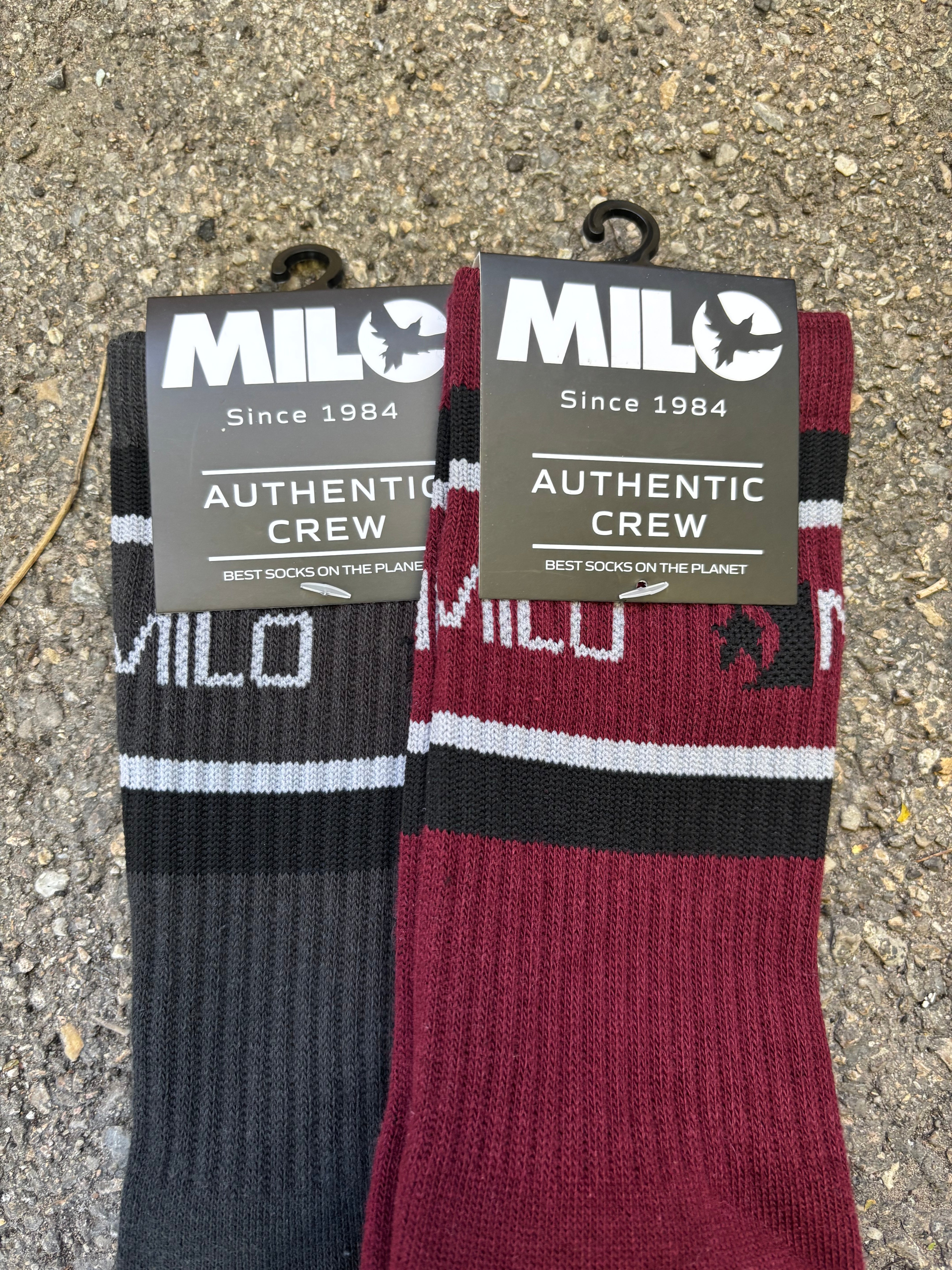 Milosport Flag Logo Authentic Socks