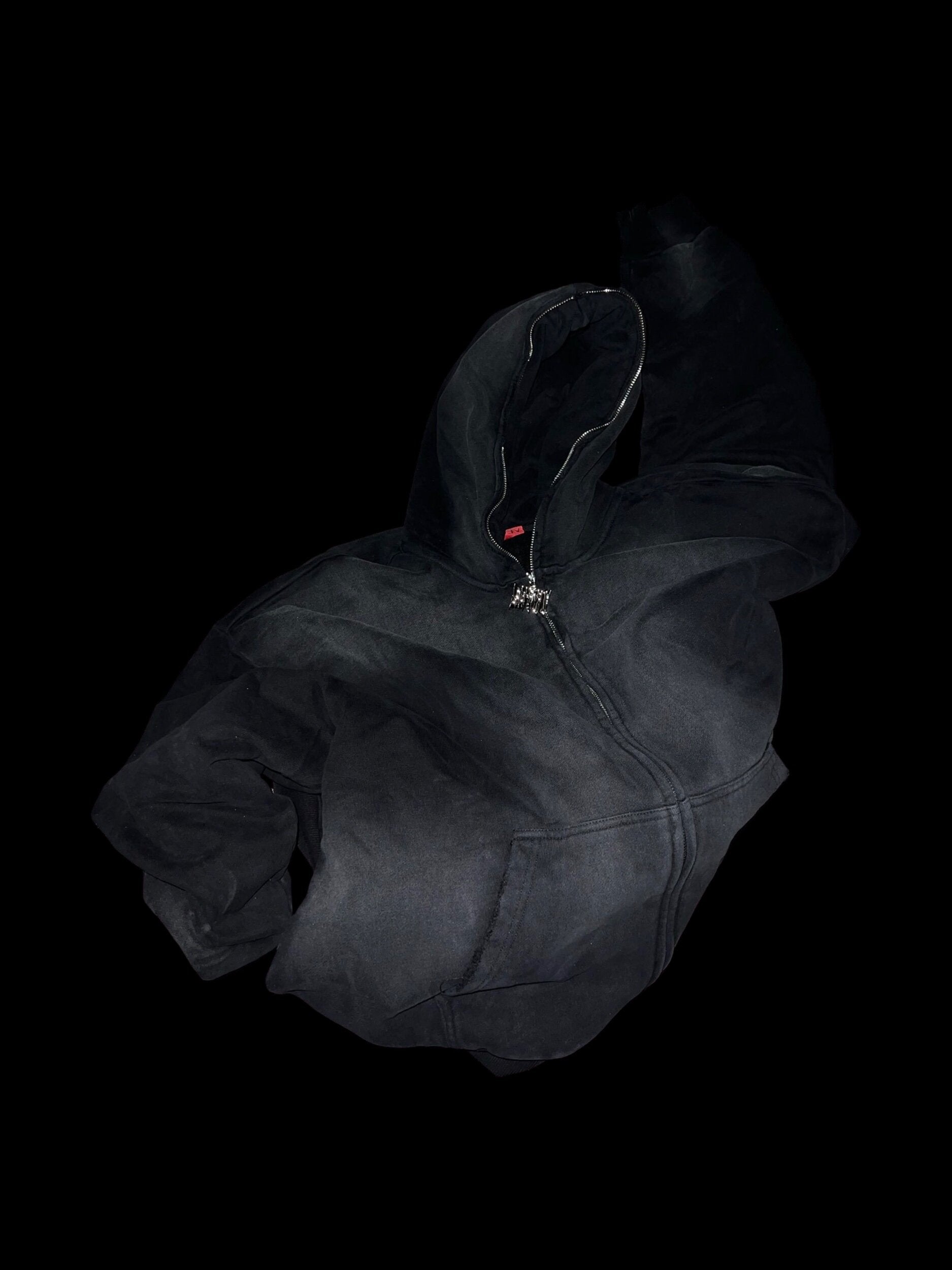 454 Buggy Full Zip Heavyweight Hoodie in Black - M I L O S P O R T