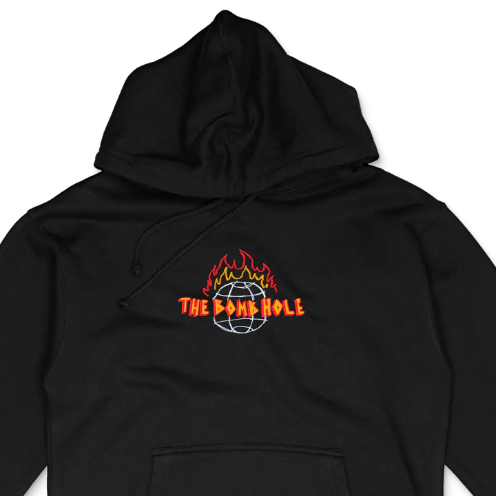 The Bomb Hole Fuego Hoodie in Black - M I L O S P O R T