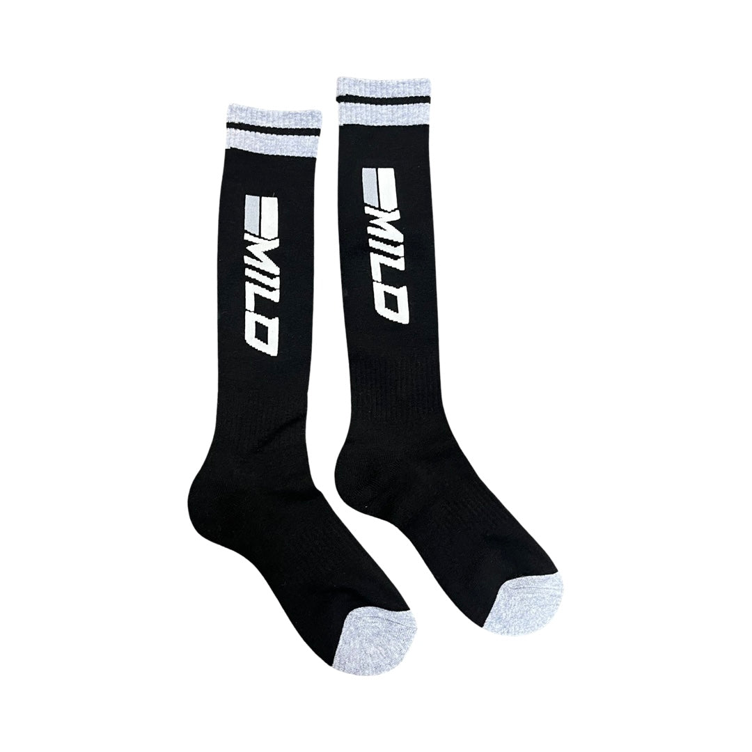 Milosport Authentic Snow Sock in Black and White - M I L O S P O R T