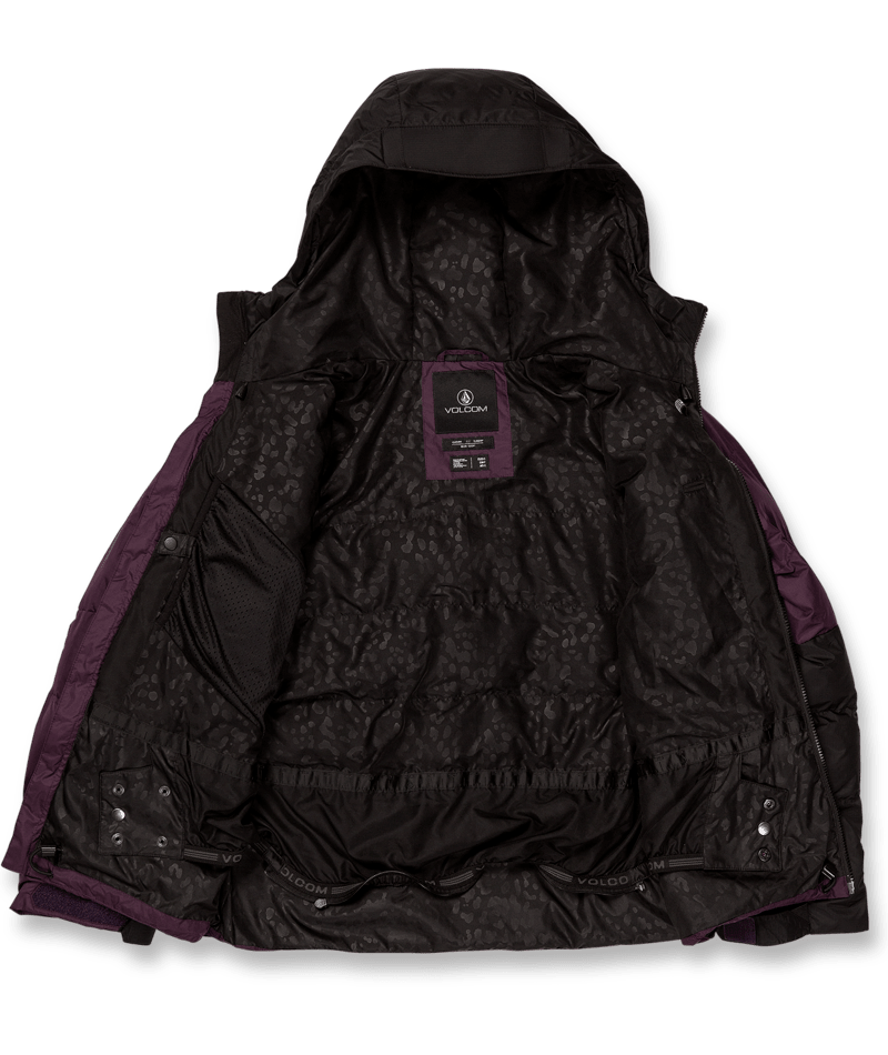 Volcom Puffleup Womens Snow Jacket in Blackberry 2024 - M I L O S P O R T