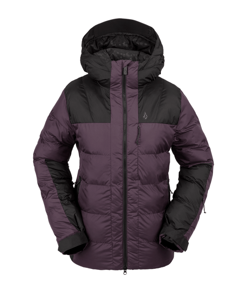 Volcom Puffleup Womens Snow Jacket in Blackberry 2024 - M I L O S P O R T