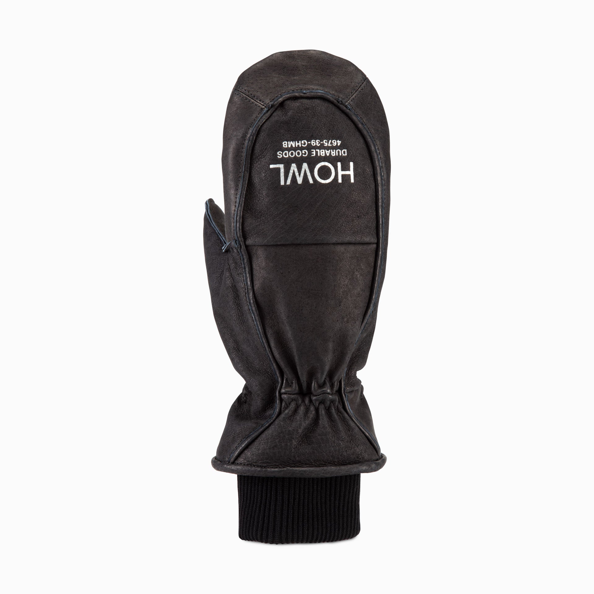 Black Howl Highland X Public Mitt for men and women, showing the right front view with textured fabric and stylish design.