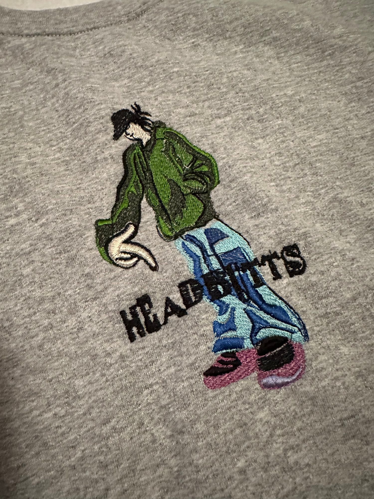 Headbutts 01 Embroidered Crewneck - M I L O S P O R T