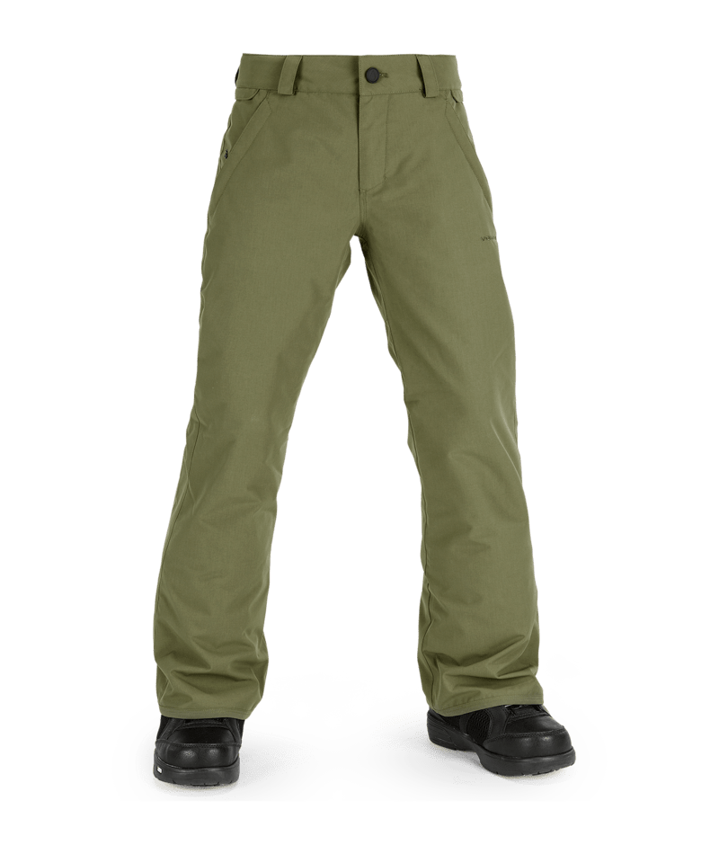 Volcom Freakin Chino Kids Insulated Snow Pant in Military 2024 - M I L O S P O R T