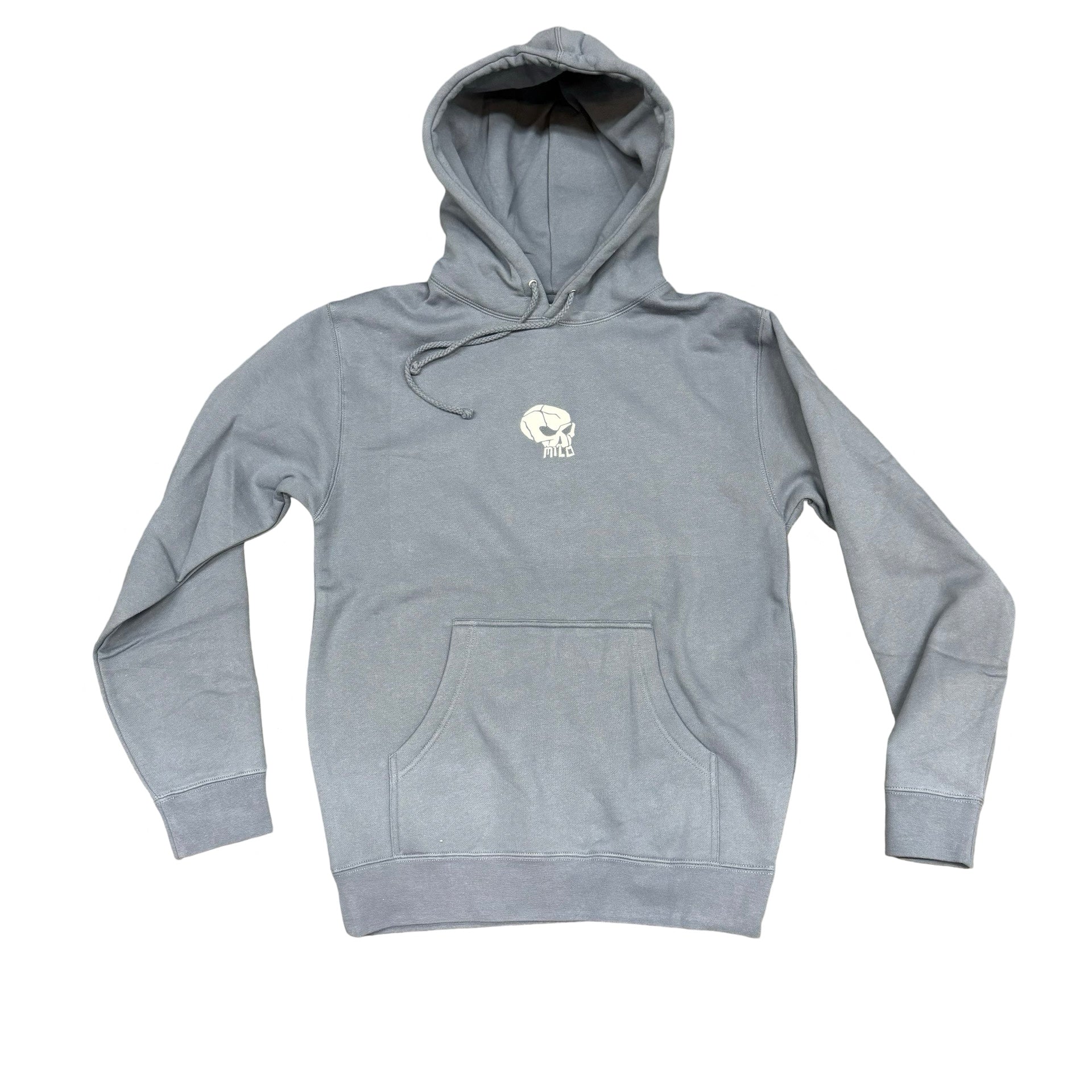 Milosport Mini Skull Hooded Sweatshirt in Storm Blue - M I L O S P O R T