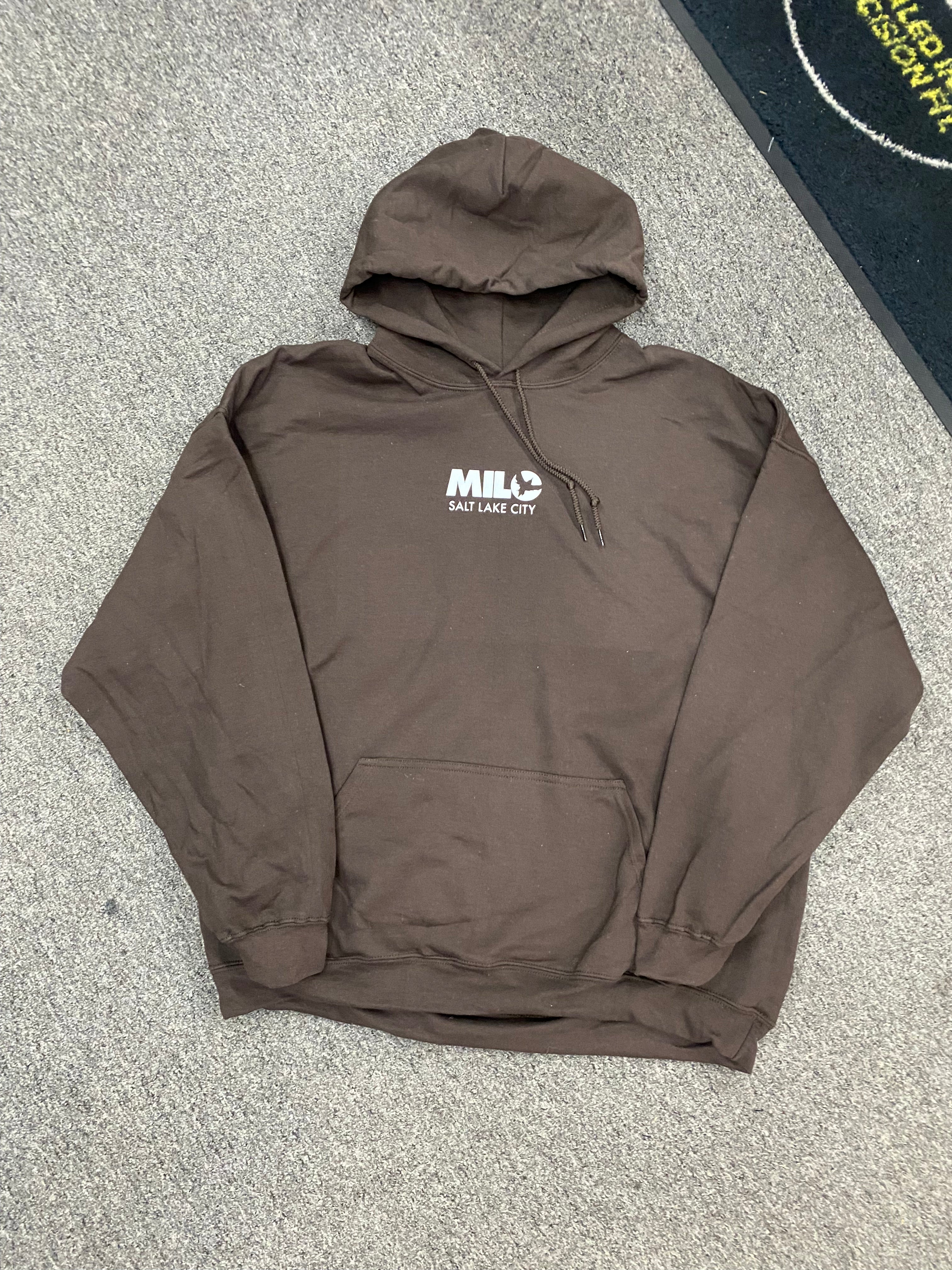 Milosport Club Hoodie in Brown - M I L O S P O R T