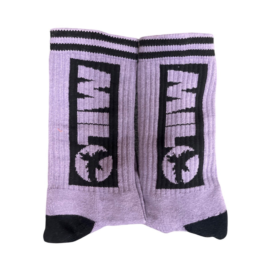 Milosport Block Logo Authentic Socks - M I L O S P O R T