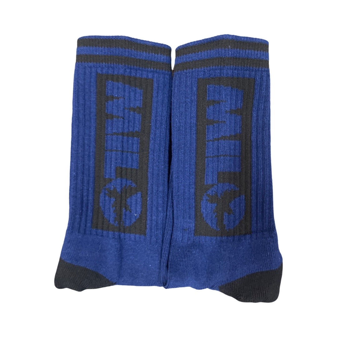 Milosport Block Logo Authentic Socks - M I L O S P O R T