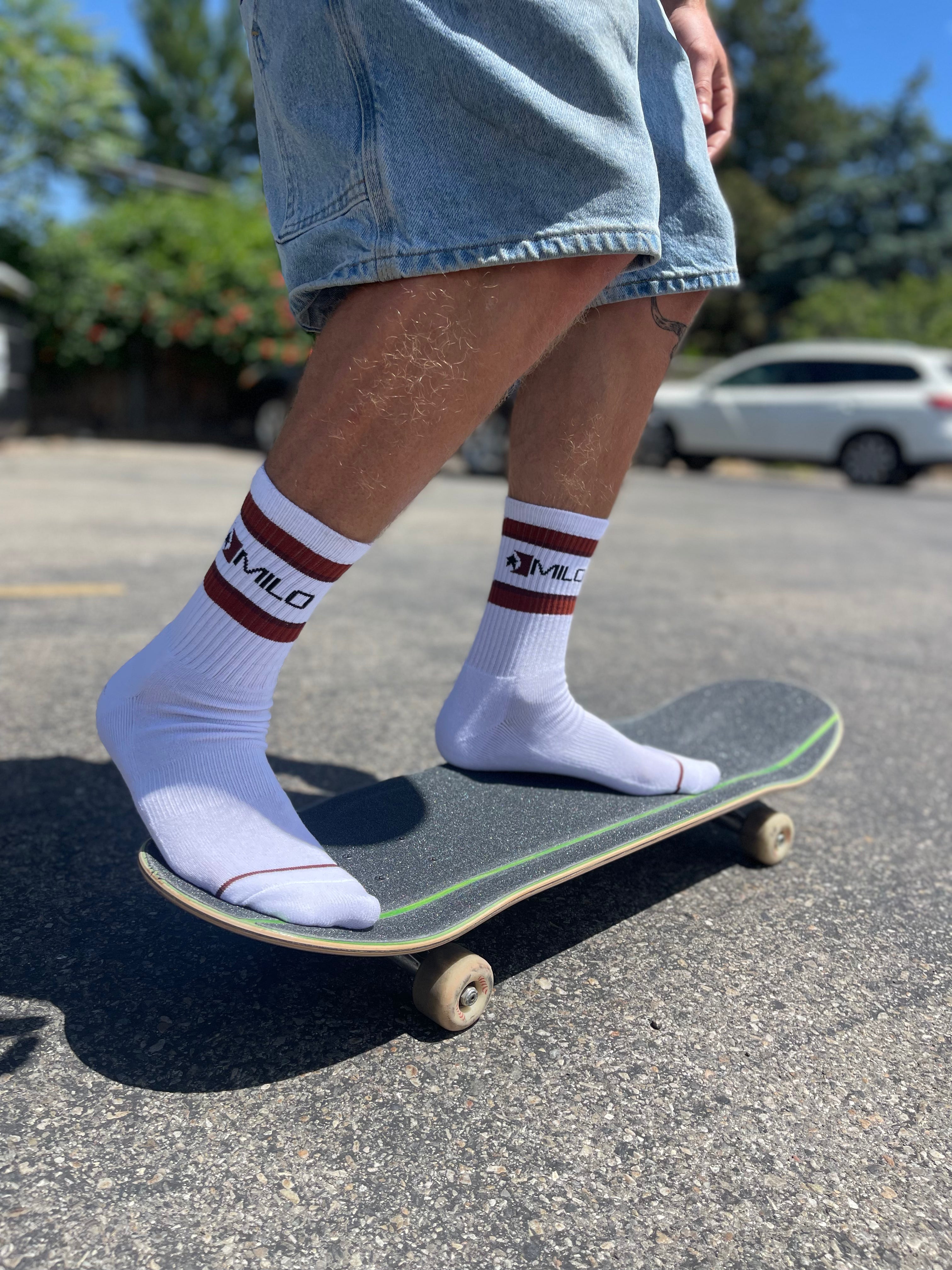 Milosport Flag Logo Authentic Socks - M I L O S P O R T