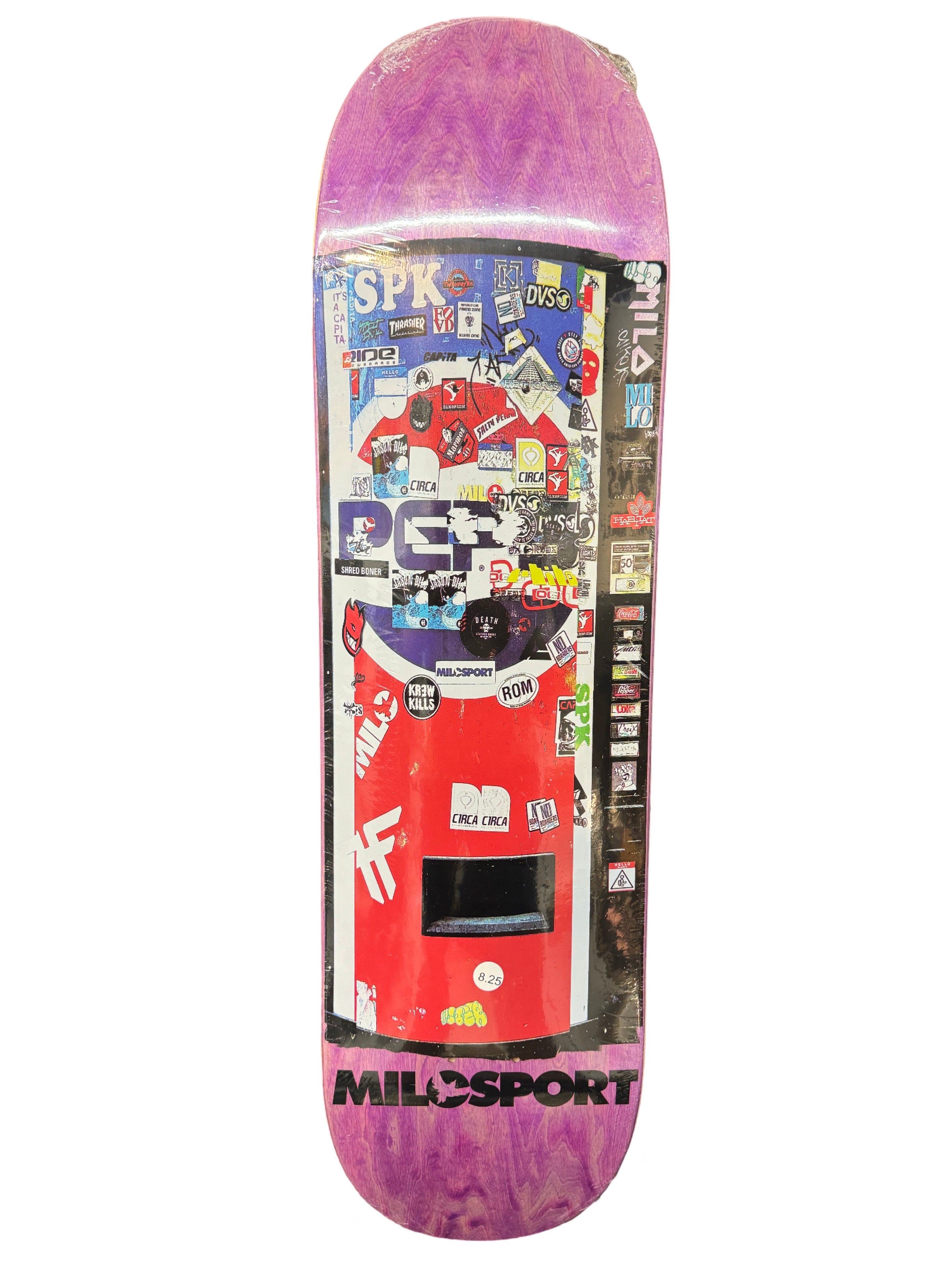 Milosport Soda Machine Skateboard Deck - M I L O S P O R T