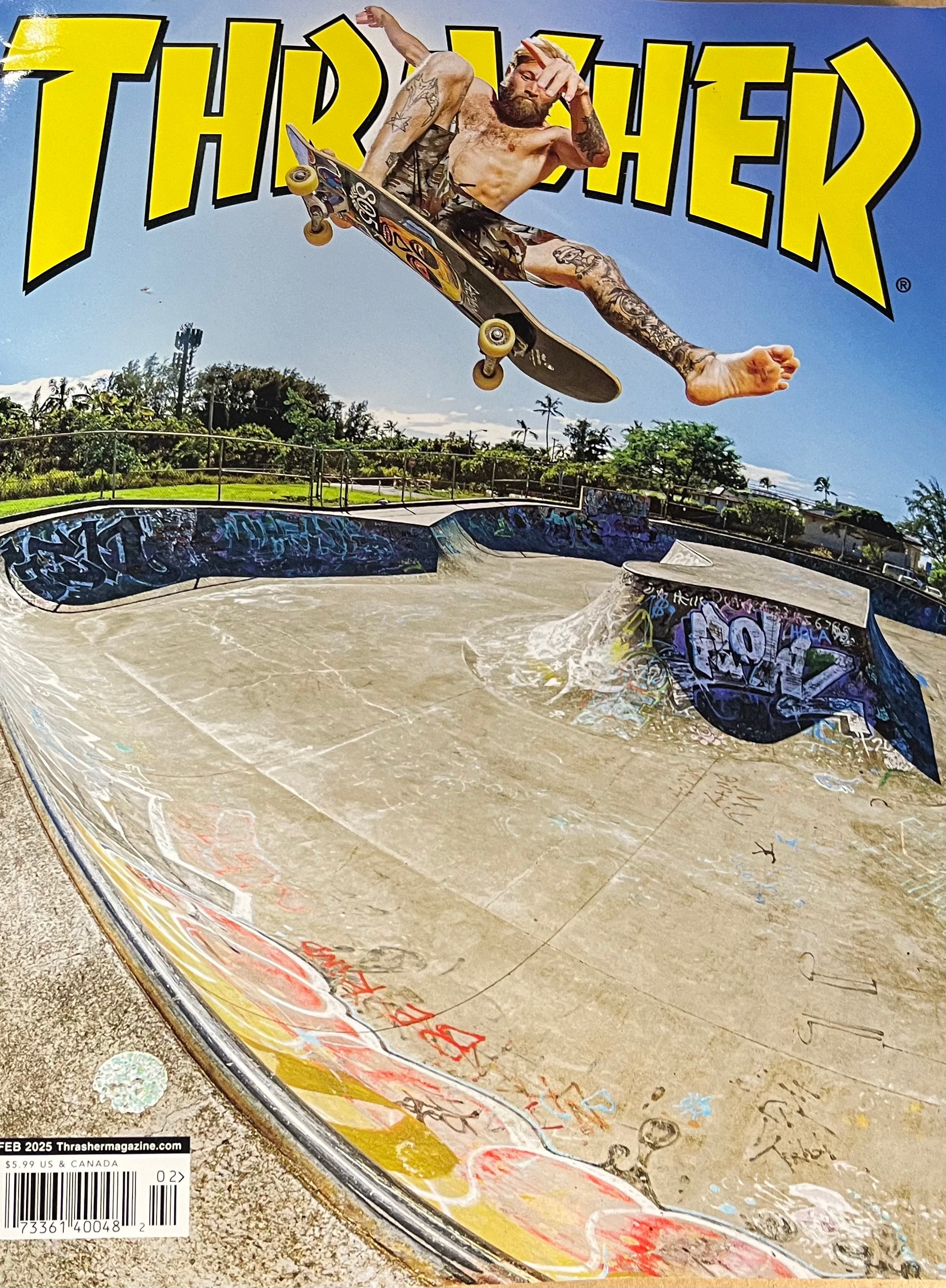 Thrasher Magazine February 2024 - M I L O S P O R T