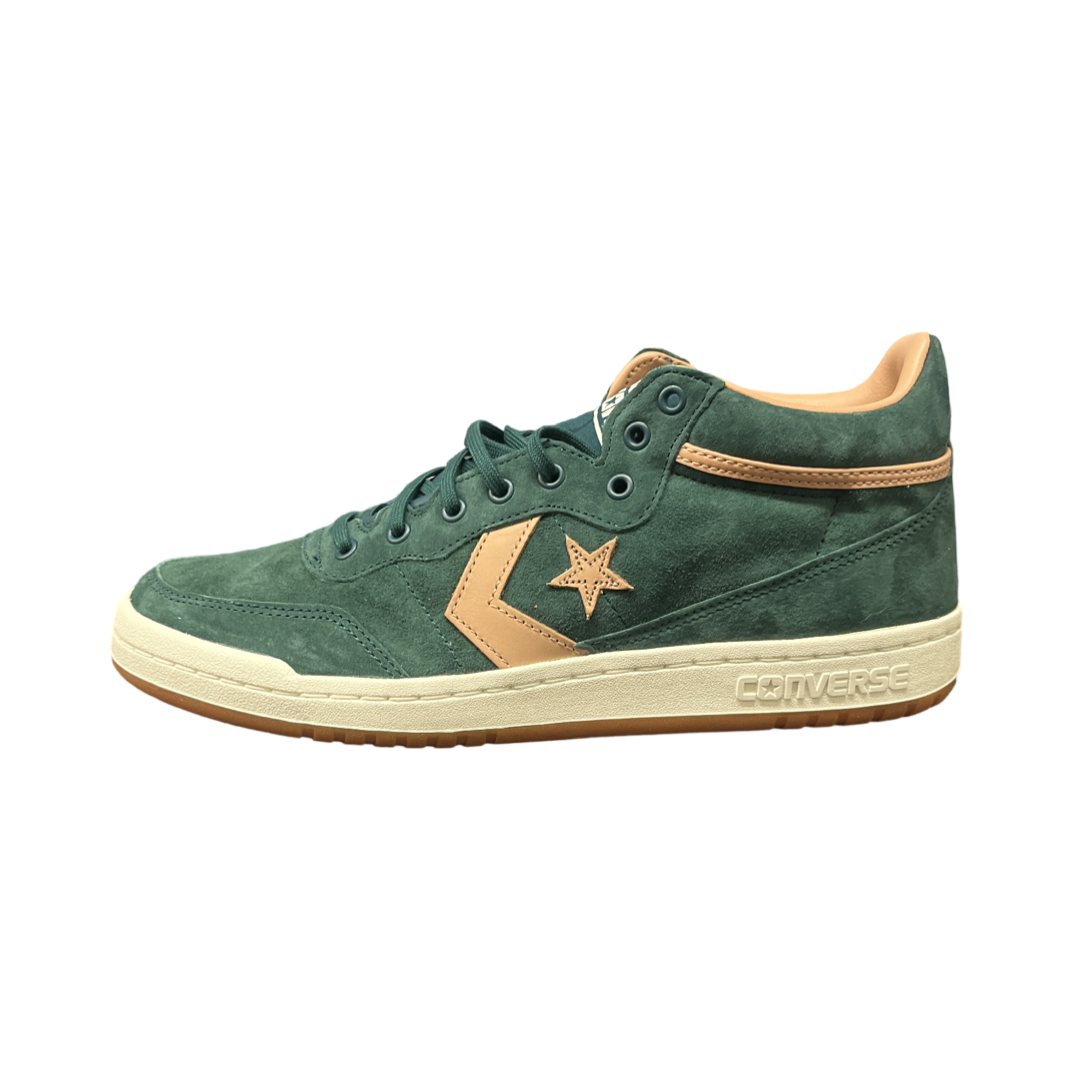 Converse Fastbreak Pro Mid Shoe in Rubber Plant and Vachetta Beige - M I L O S P O R T