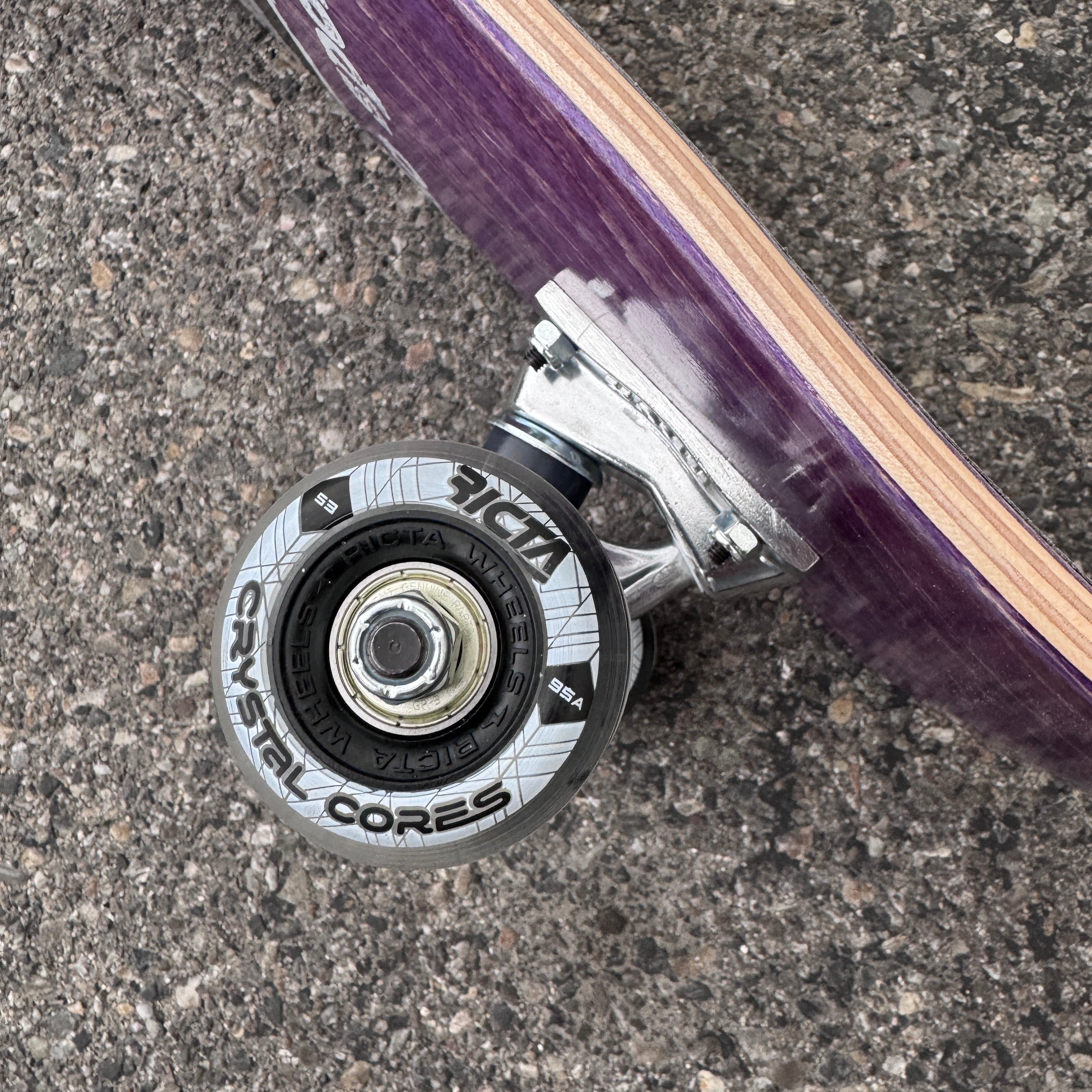 Milosport Doman Memories Skateboard Complete with Krux Trucks and Ricta Wheels