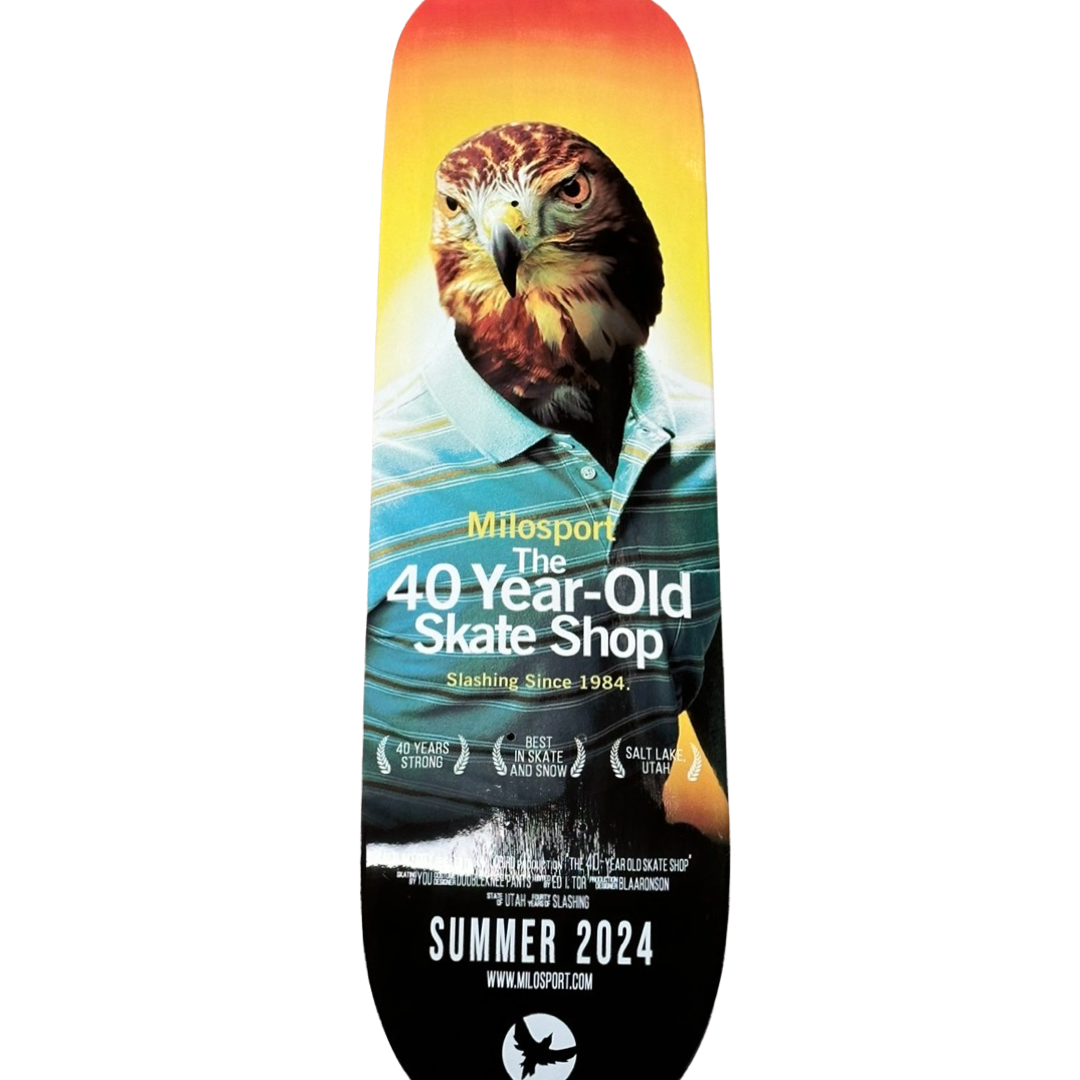 Milosport The Forty Skateboard Deck - M I L O S P O R T