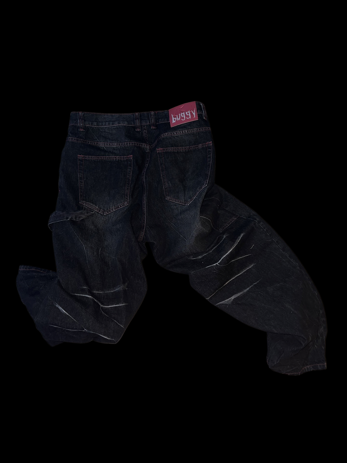 454 Buggy Jeans in Black - M I L O S P O R T
