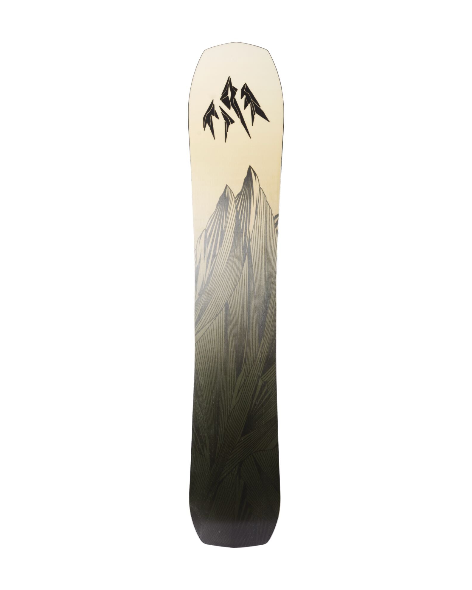 Jones Flagship Junior Snowboard 2027 with Milosport base, showcasing the sleek snowboard design and graphics.
