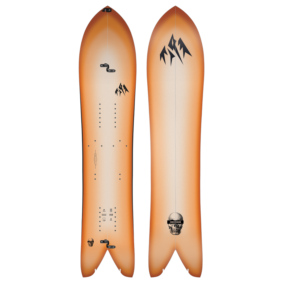 Jones Storm Chaser splitboard for snowboarding, featuring a sleek design suitable for backcountry snow adventures.