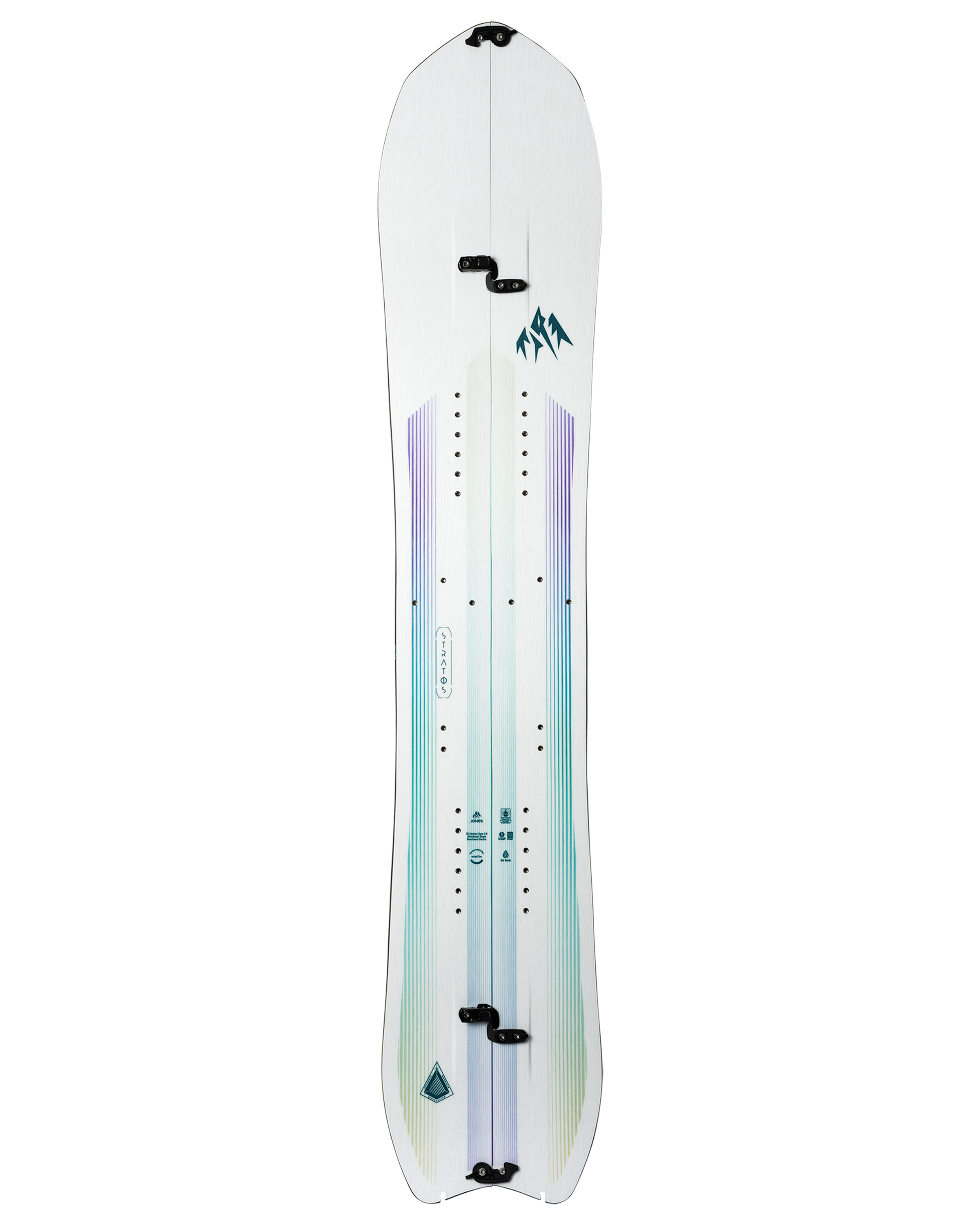 Jones Womens Stratos Splitboard for snowboarding, featuring a sleek design and durable construction, ideal for winter mountain adventures.