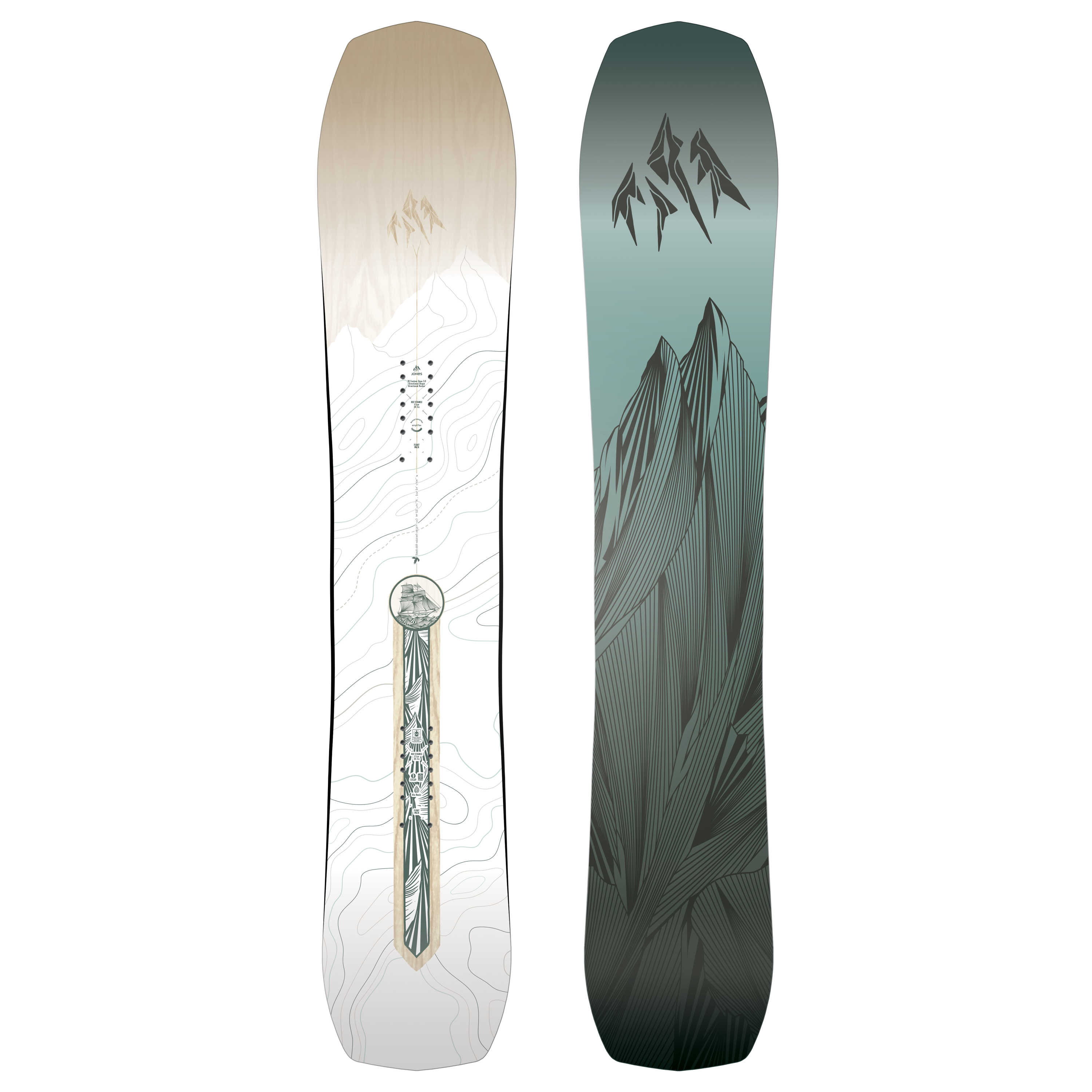 Jones Women's Flagship Snowboard 2027 with a sleek design, optimized for snowboarding in winter conditions.