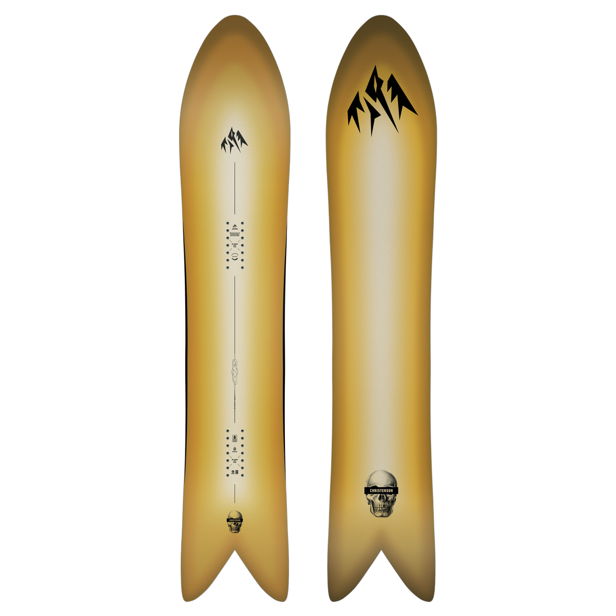 Jones Storm Wolf Snowboard 2027, showcasing its design and shape for all-mountain snowboarding in a detailed overview image.