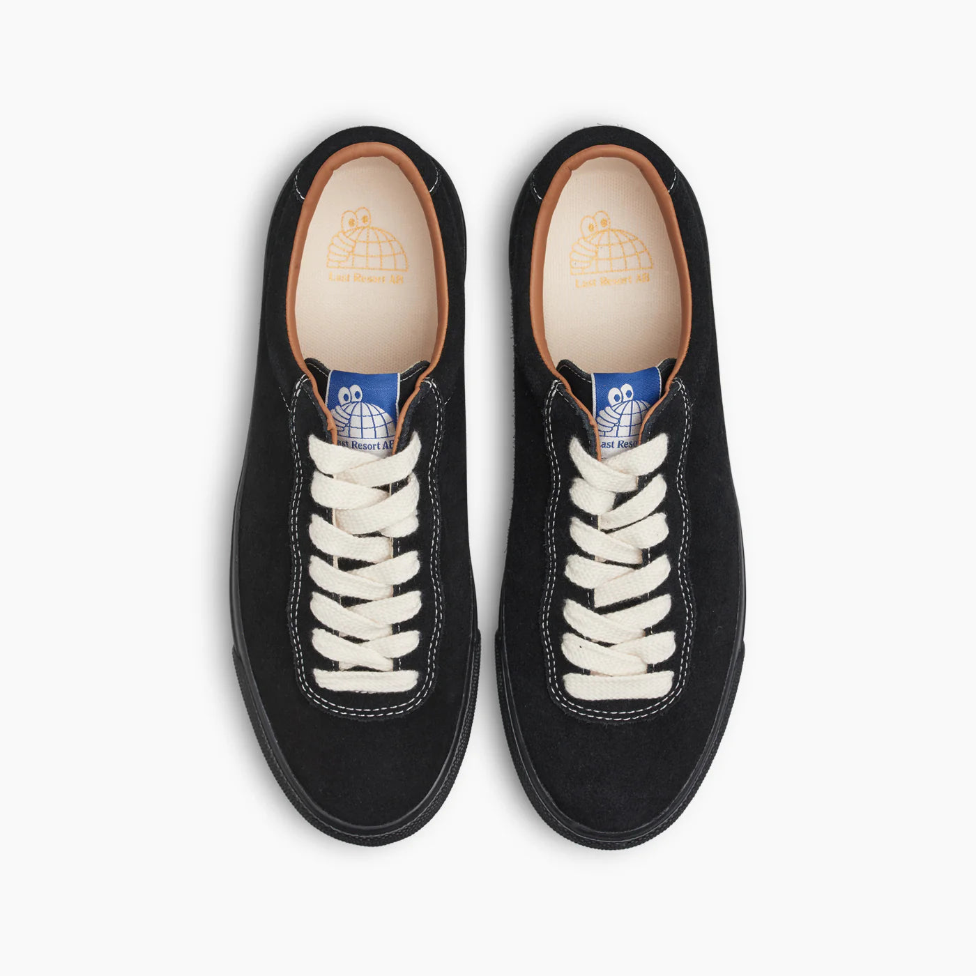 Last Resort VM001 LO Suede Shoe in Black White and Black