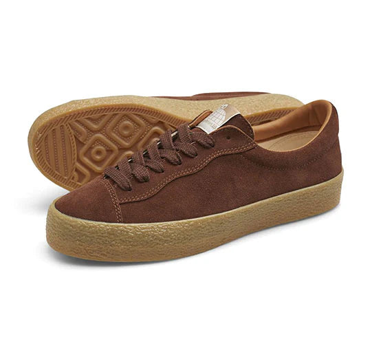 Last Resort AB VM002 Suede Lo Skate Shoe in Choc Brown and Gum - M I L O S P O R T