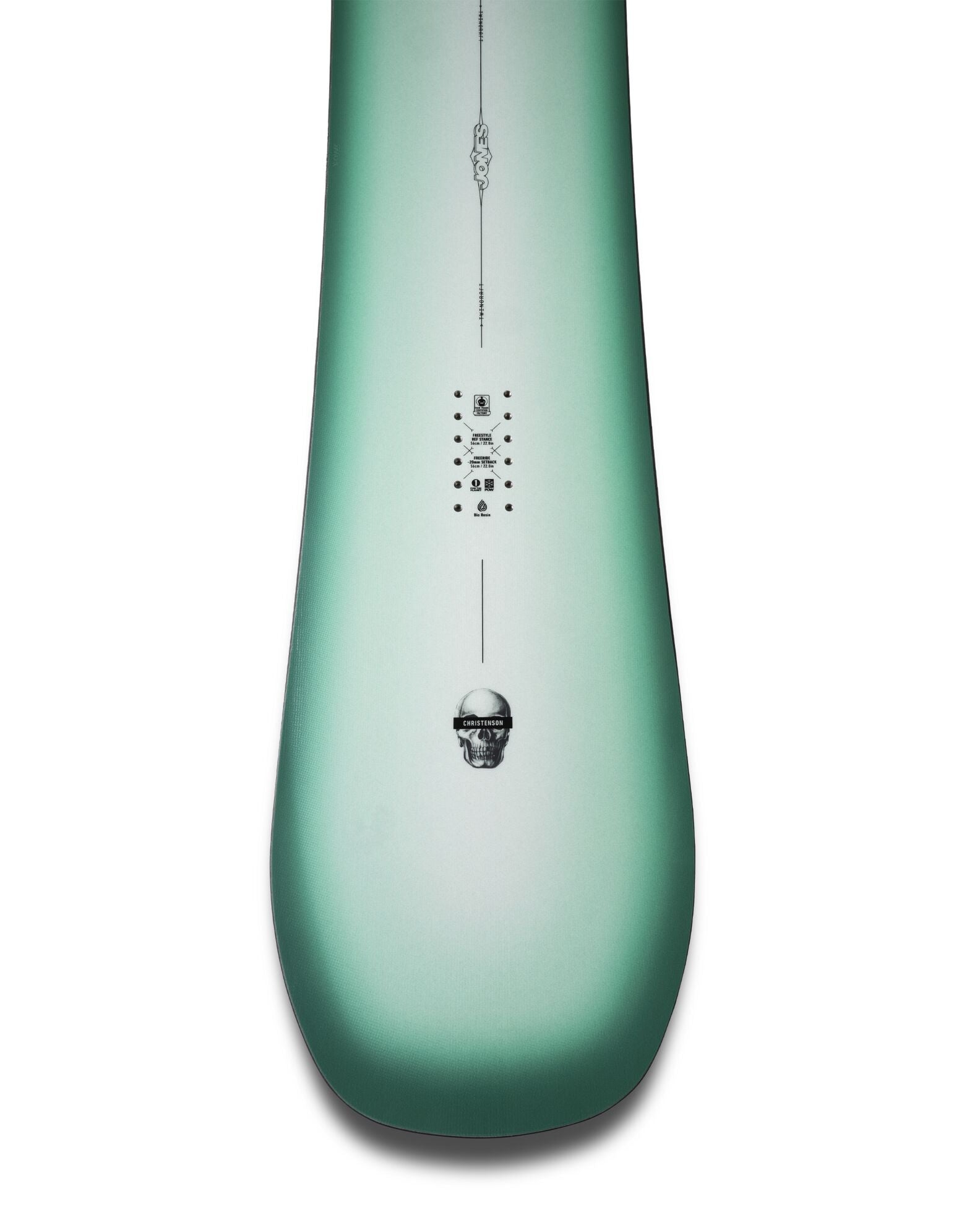 Jones Twincraft Snowboard 2027, a versatile snow snowboard with a sleek design, ideal for all-mountain riding.