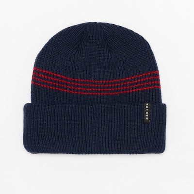 Autumn Mini Stripe Beanie in Navy 2024 - M I L O S P O R T