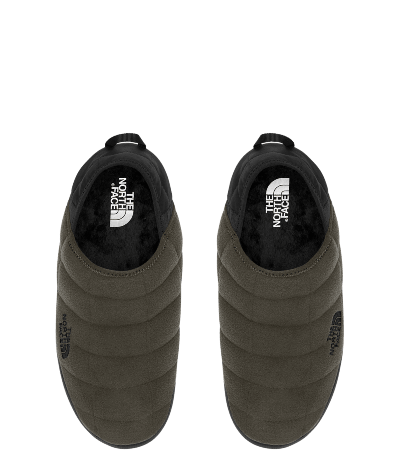 The North Face Mens ThermoBall Traction Mule V Denali Slipper in New Taupe Green and TNF Black 2024 - M I L O S P O R T