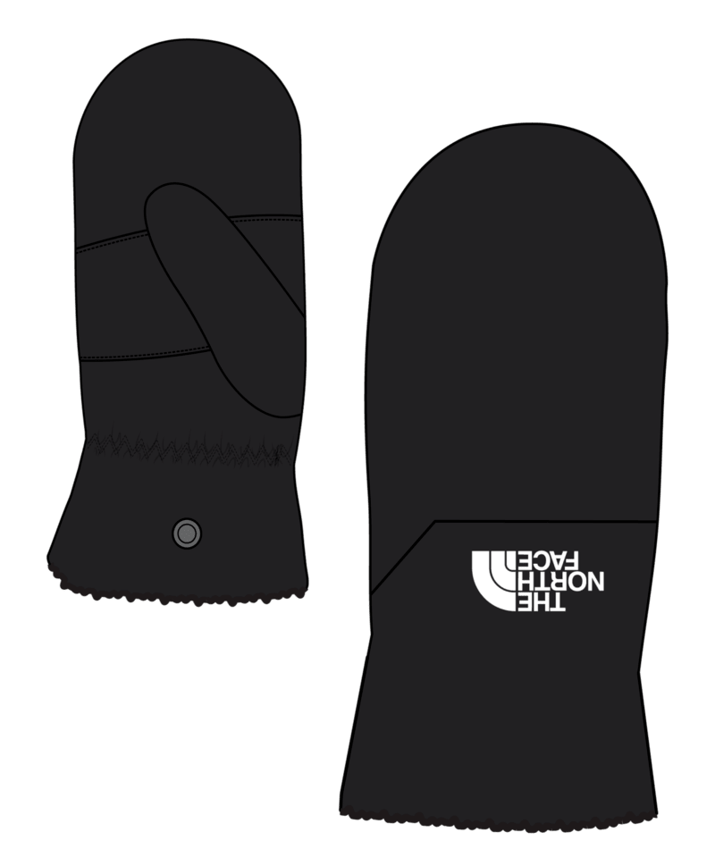 North Face Boys Shasta Mitt in Black - M I L O S P O R T
