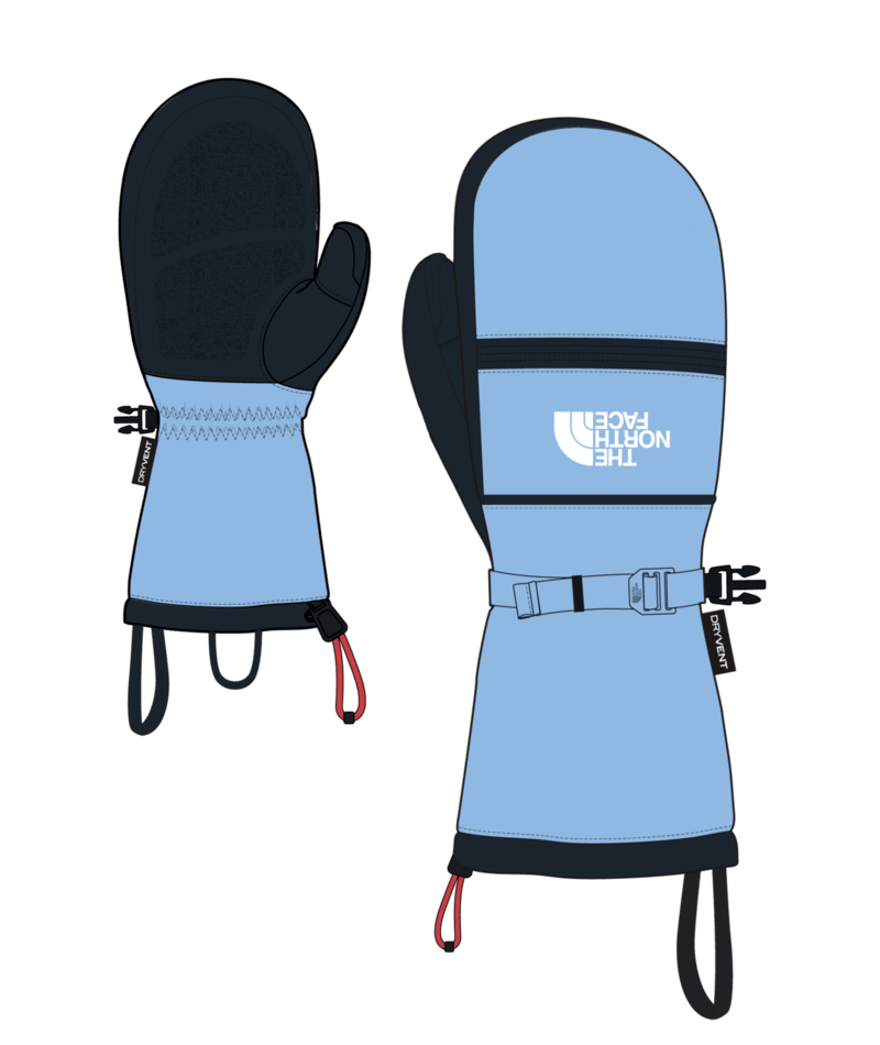 North Face Womens Montana Ski Mitt in Cornflower - M I L O S P O R T