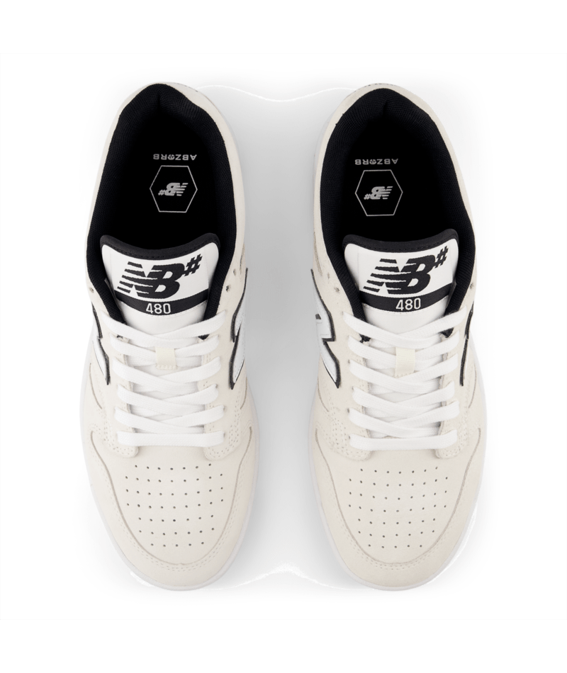 New Balance Numeric NM 480 Shoe in White - M I L O S P O R T
