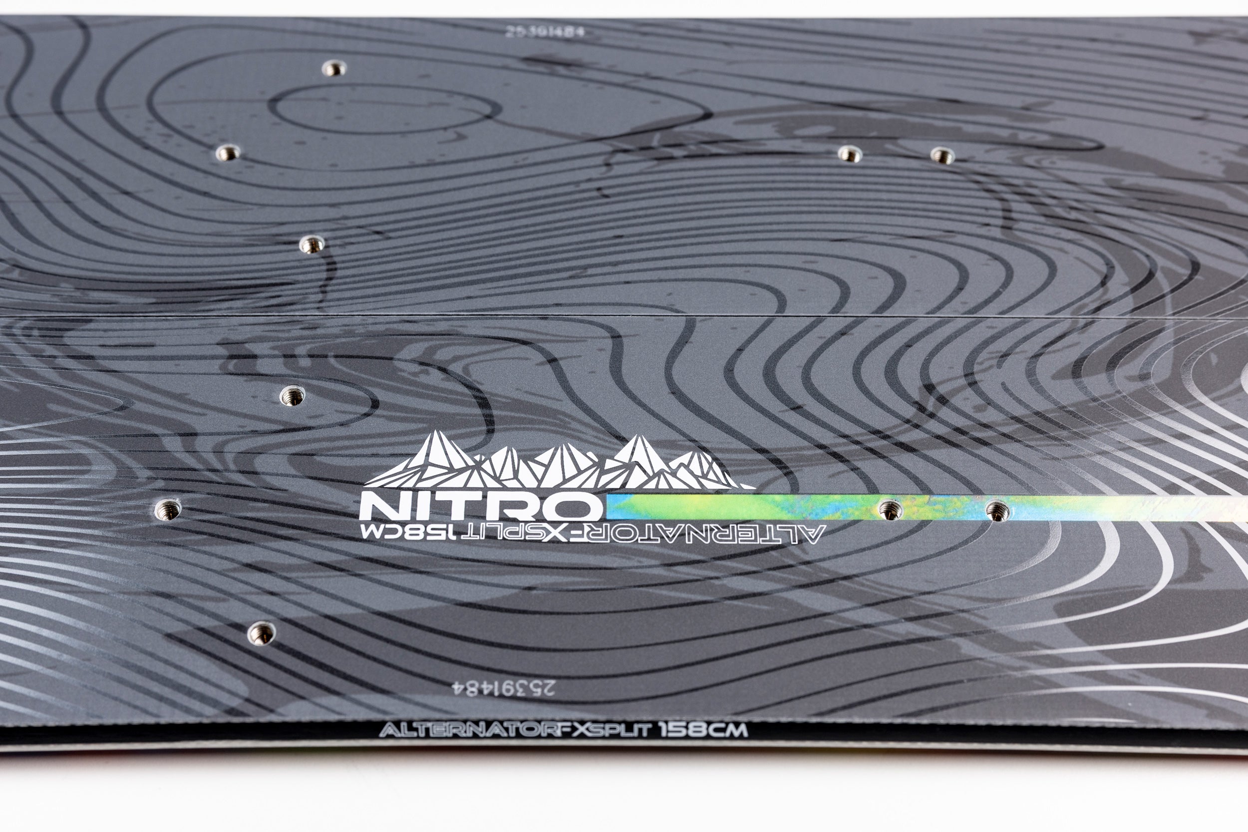 Nitro Alternator FX Split Snowboard 2027 with logo, featuring a sleek design for backcountry snowboarding adventures