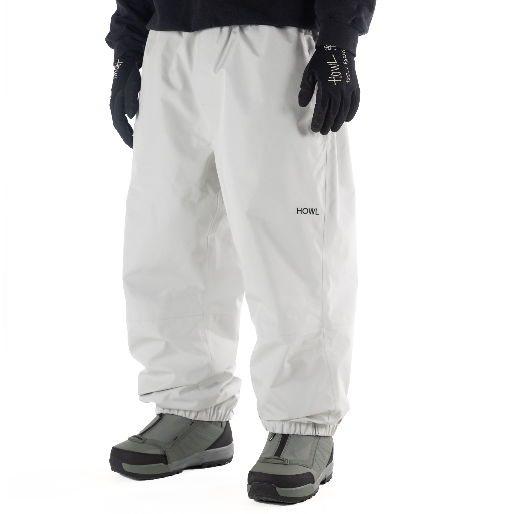 Howl Nowhere Pant in Bone, unisex casual pants with relaxed fit and versatile style, suitable for men and women.