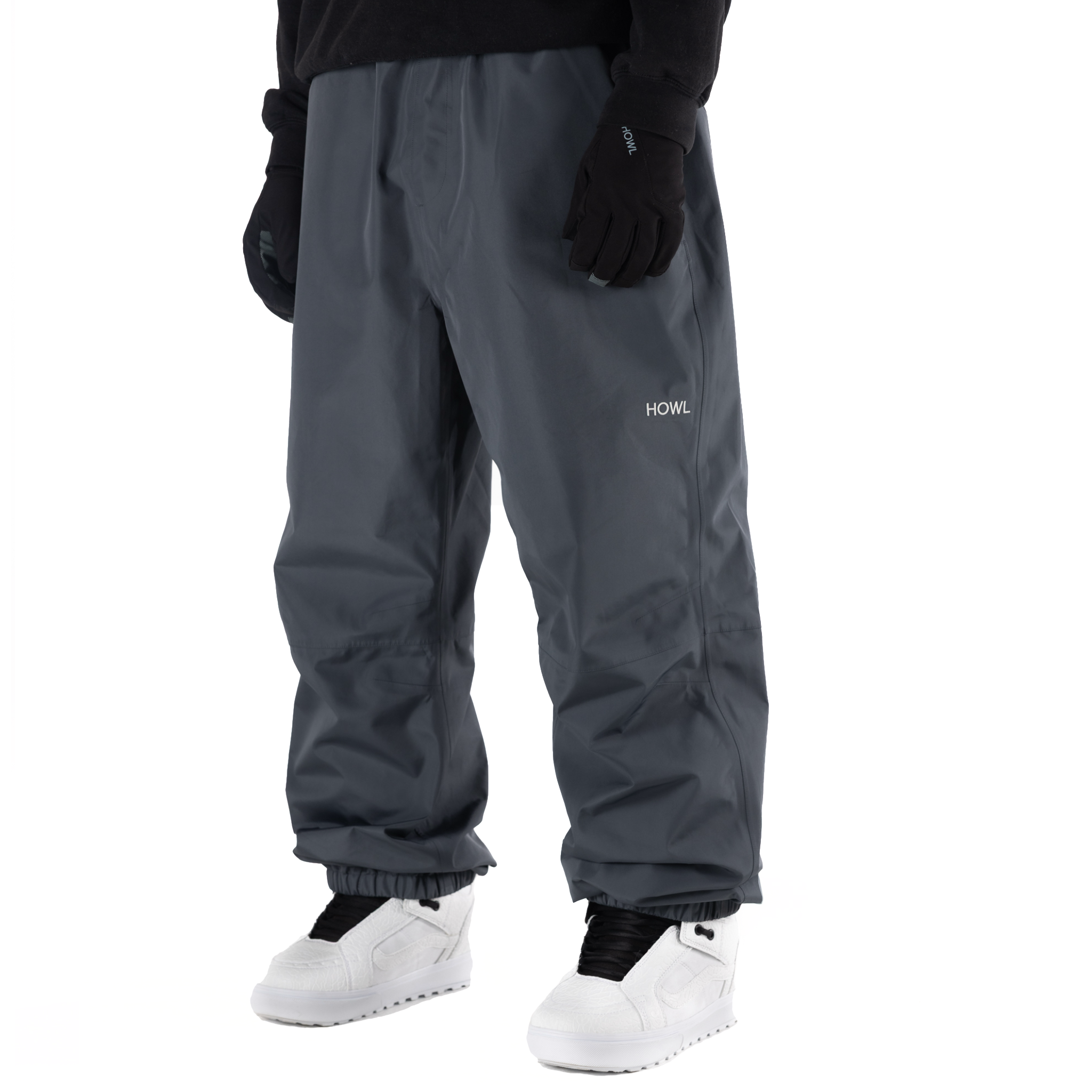 Howl Nowhere Pant in Wolf Grey, stylish unisex mens and womens casual pants with a relaxed fit and modern design.