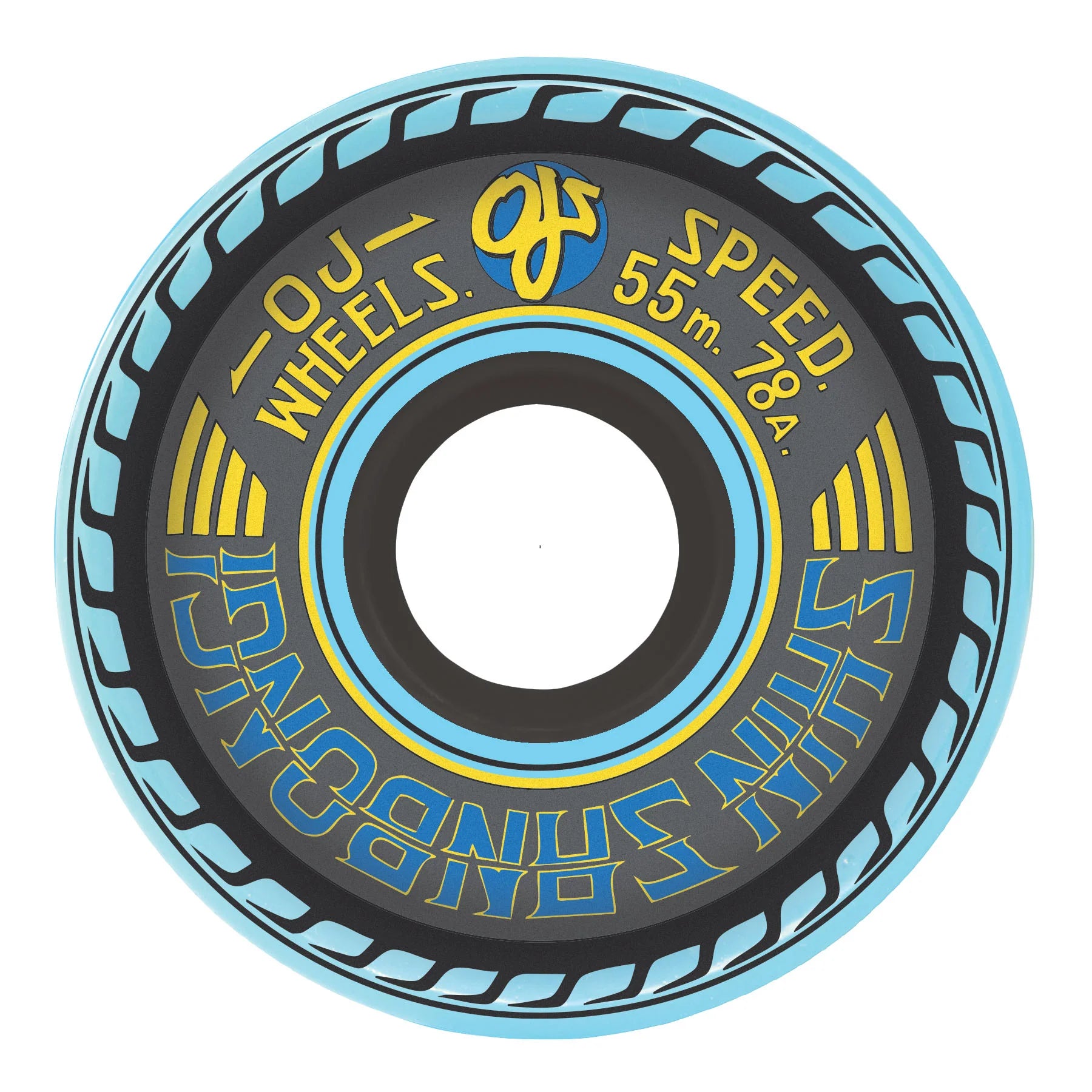 OJ Wheels Shin Sanbongi Mini Super Juice Blue 78a Skateboard Wheels Milosport