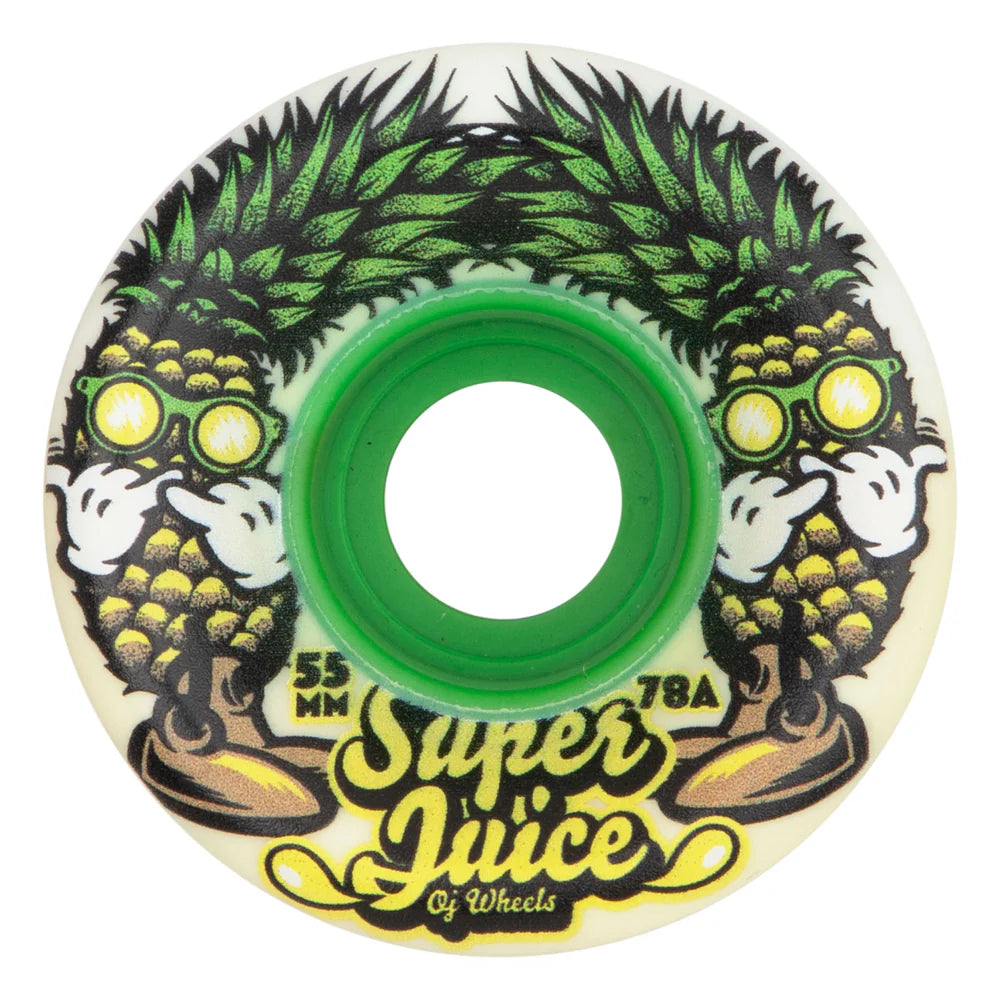 OJ 55mm Pina Colada Mini Super Juice 78a Skateboard Wheels - M I L O S P O R T