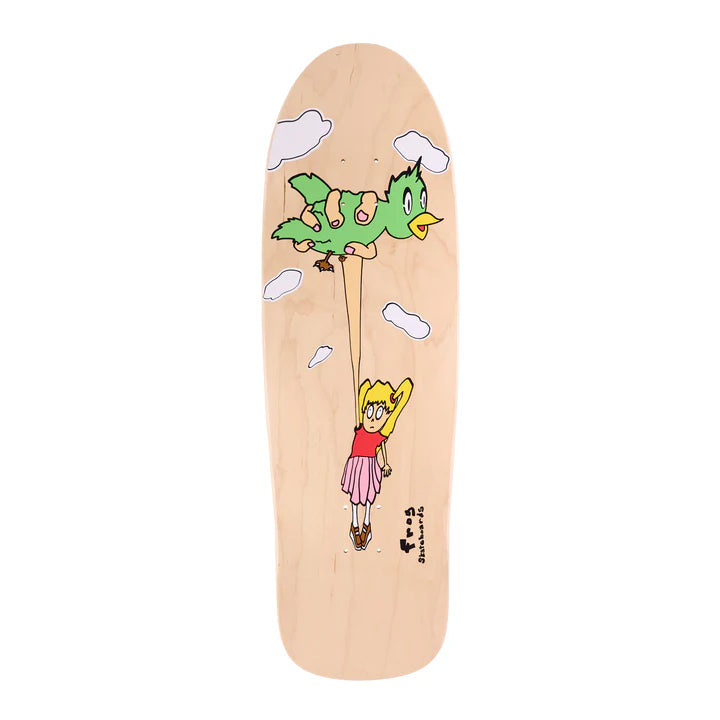 Frog Bird Girl Pat G Skateboard Deck - M I L O S P O R T