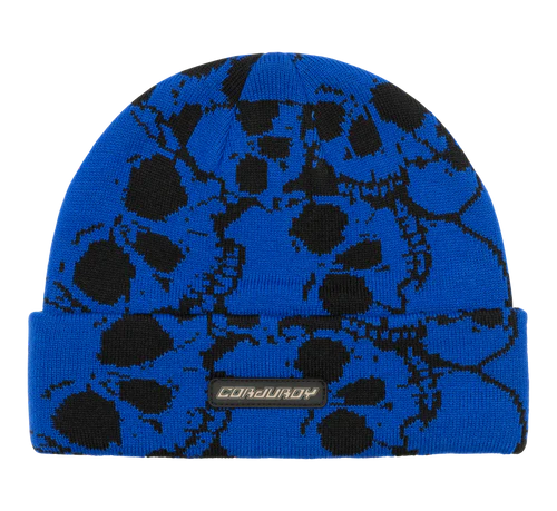 Corduroy Pile Beanie in Blue 2024 - M I L O S P O R T